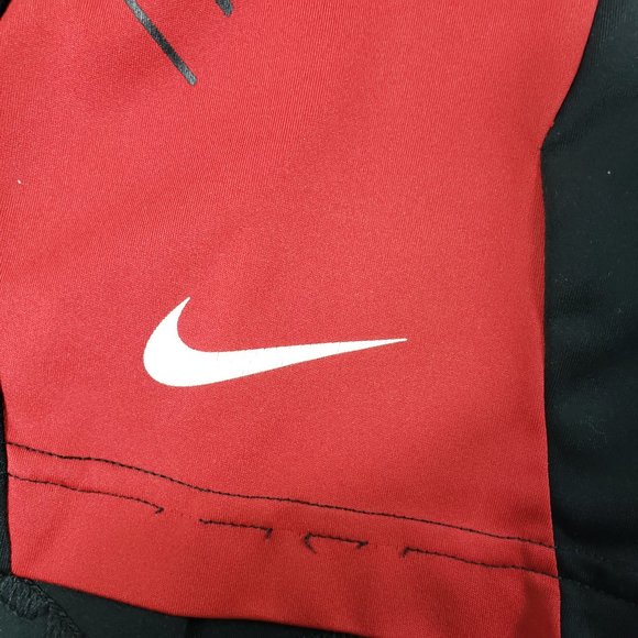Nike Fit Mens XL Black Red Activewear Shorts - Picture 2 of 8